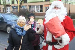 Mikołaj na ulicach Nowogardu